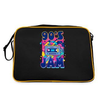 90s R&B 90'S Jam - Retro Bag - black/gold - Back