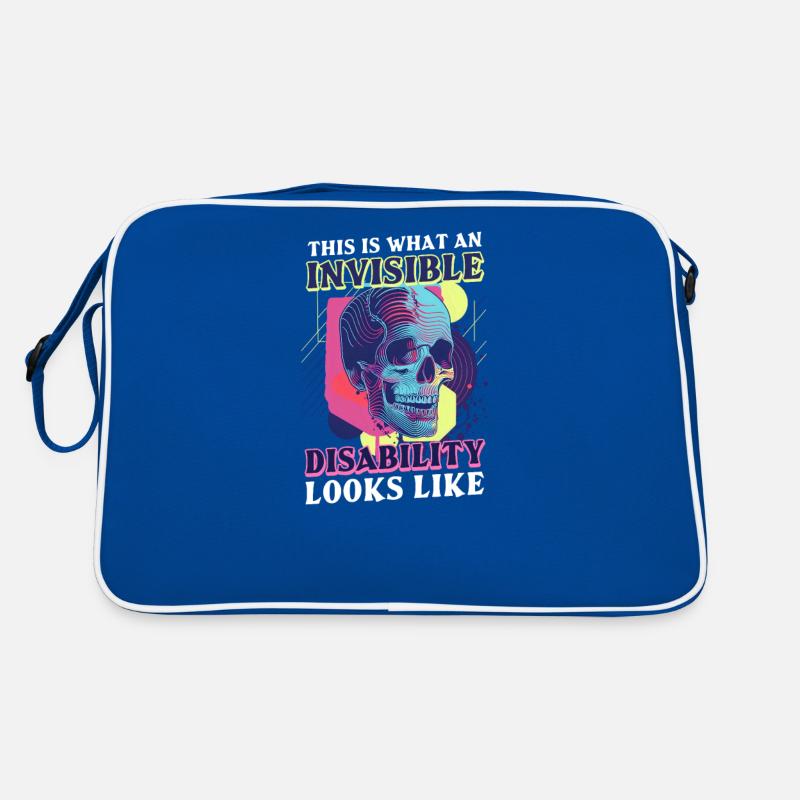 Unsichtbare Behinderung Wie An aussieht Retro Tasche