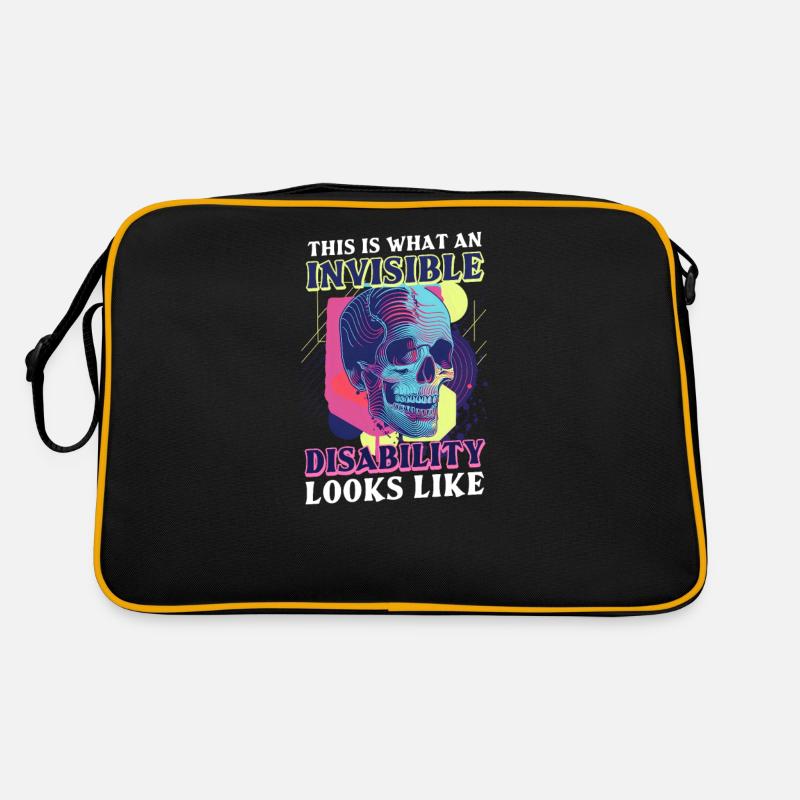 Unsichtbare Behinderung Wie An aussieht Retro Tasche