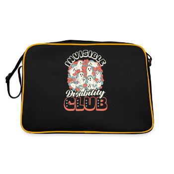 Invisible Disability Invisible Disability Club - Retro Bag - black/gold - Back