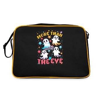 Invisible Disability More Than Meets The Eye - Retro Bag - black/gold - Back