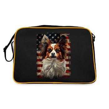 Papillon America USA - Retro Bag - black/gold - Back
