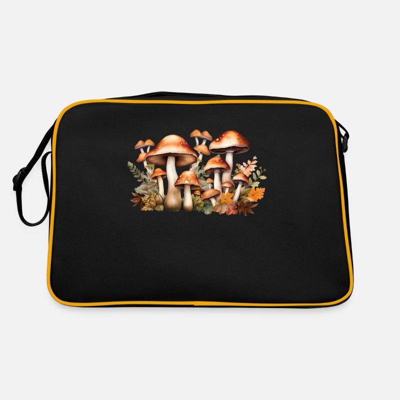 Champignon sauvage et lune Pas de temps, je cherche Sac Retro