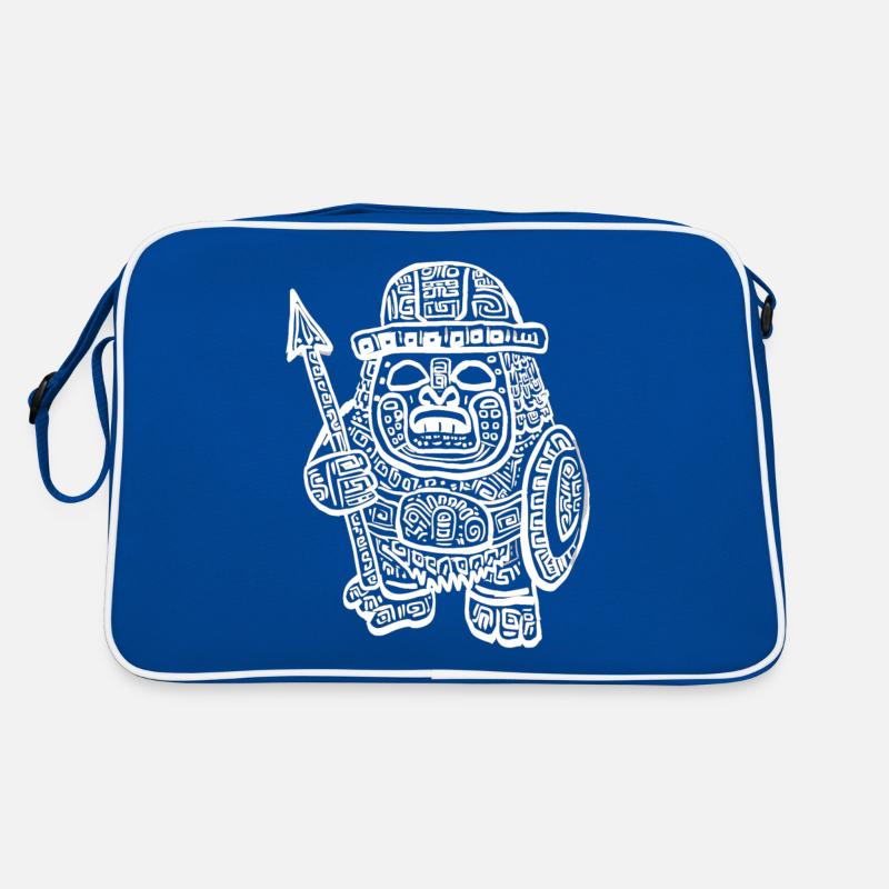 Dieu Maya Mythologie Maya Buluc Chabtan Guerrier Sac Retro