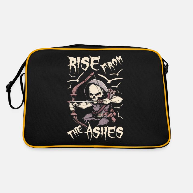 Bow Hunting Bow Hunter Skeleton Retro Bag