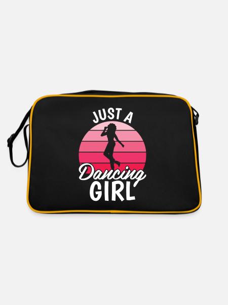 Dancing Dancer Just A Dancing Girl - Retro Bag - black/gold - Back