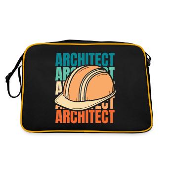 Architect Architecture - Retro Bag - black/gold - Back