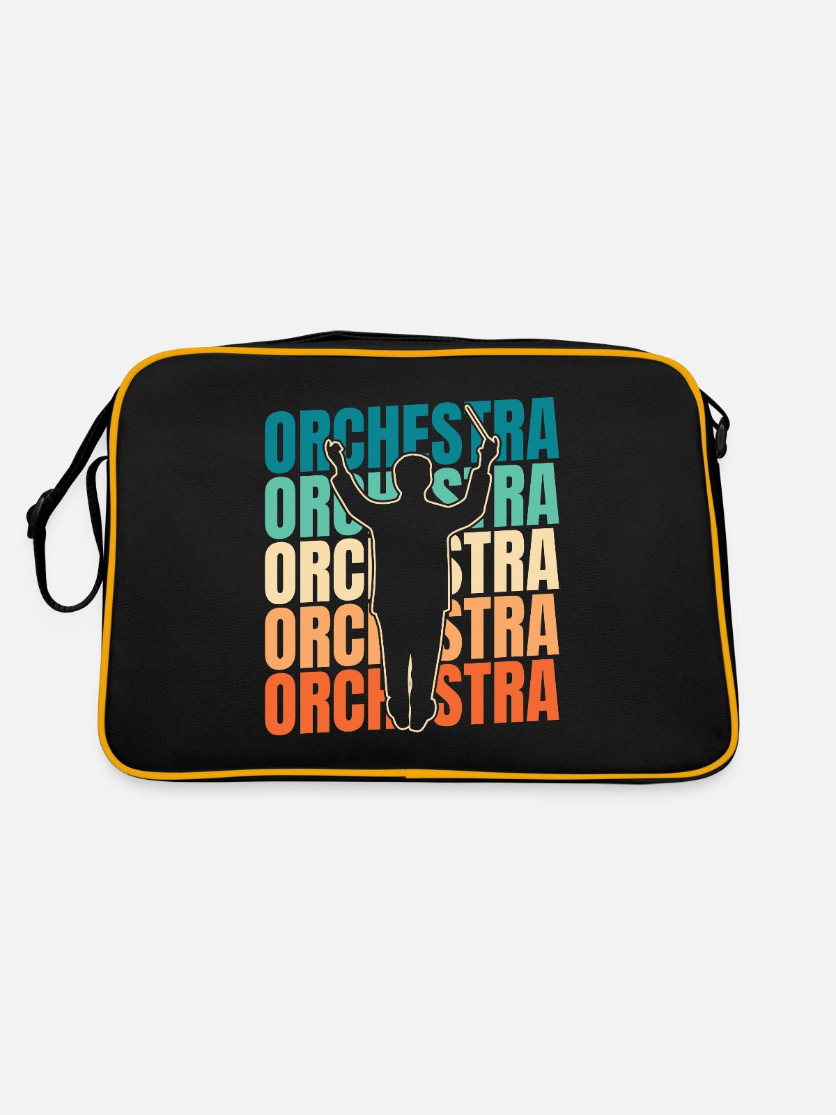 Orchestre - Sac Retro - noir/or - Dos