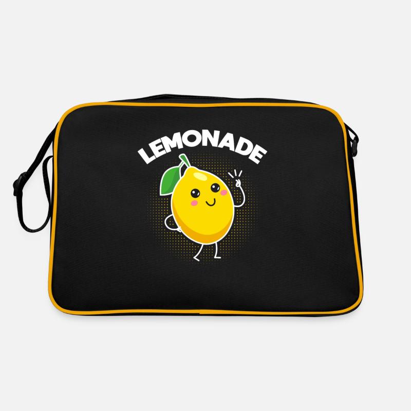 Lemon Lemonade Soft Drink Cute Lemonade Retro Bag