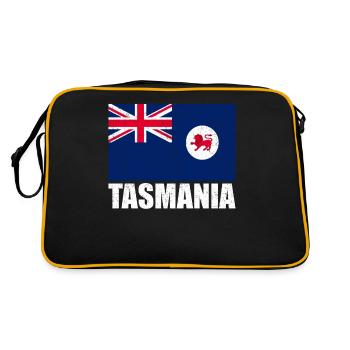 Drapeau du Vietnam Vintage - Sac Retro - noir/or - Dos