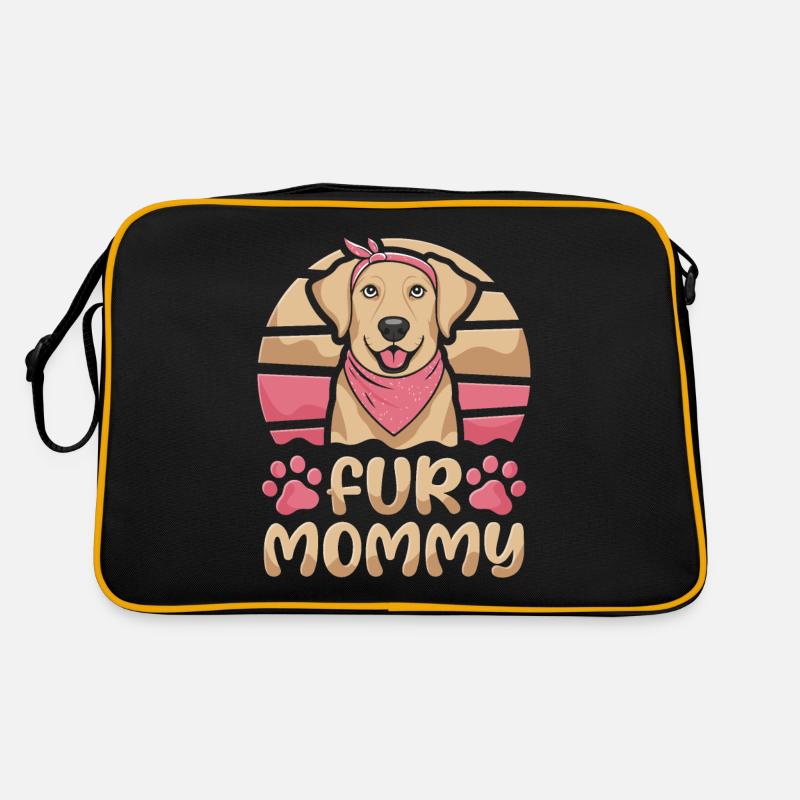 Maman Labrador Chien Maman Pour Maman Sac Retro