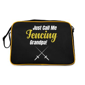 Just call me fencing grandpa! En Garde Athlete - Retro Bag - black/gold - Back
