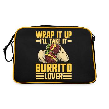 Cadeau Burrito - Sac Retro - noir/or - Dos