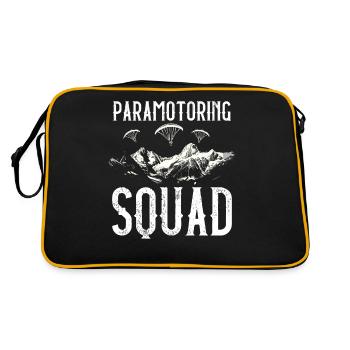 Paramoteur paramoteur - Sac Retro - noir/or - Dos