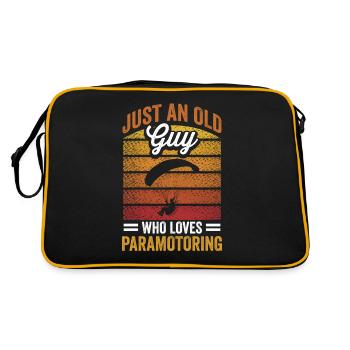 Paramoteur paramoteur - Sac Retro - noir/or - Dos