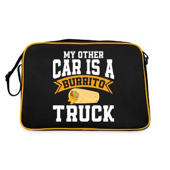 Cadeau Burrito - Sac Retro - noir/or - Dos