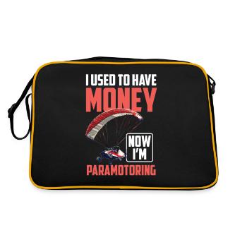 Paramoteur paramoteur - Sac Retro - noir/or - Dos