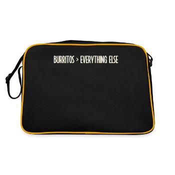 Cadeau Burrito - Sac Retro - noir/or - Dos