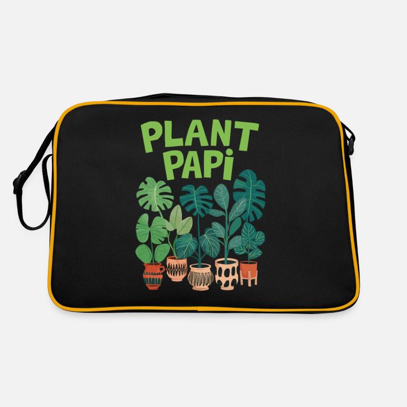 Plant Papi - Stylish Plant Lover Design Retro Bag