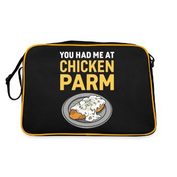 Vous m’avez eu au Chicken Parm Italian - Sac Retro - noir/or - Dos