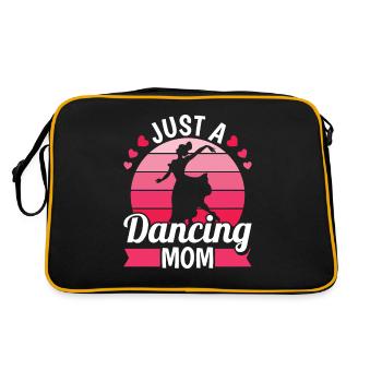 Dancing Dancer Just A Dancing Mom - Retro Bag - black/gold - Back