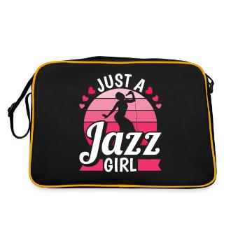 Musique de jazz juste une fille de jazz - Sac Retro - noir/or - Dos