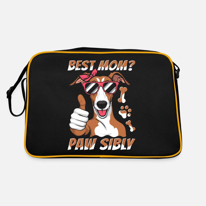 Lévrier Lévrier Mère Meilleure Maman Pawsibly Sac Retro