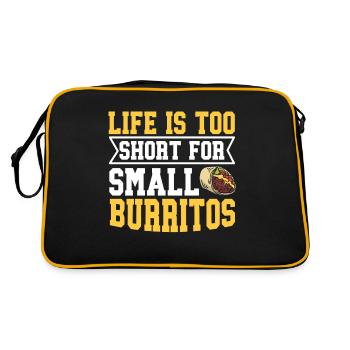 Cadeau Burrito - Sac Retro - noir/or - Dos