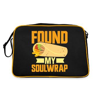 Burrito Gift - Retro Tasche - Schwarz/Gold - Hinten
