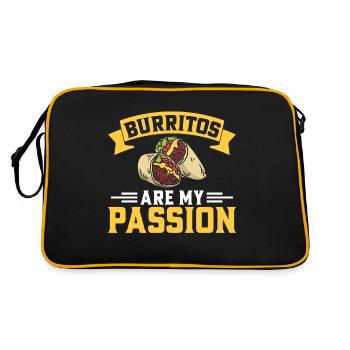 Cadeau Burrito - Sac Retro - noir/or - Dos