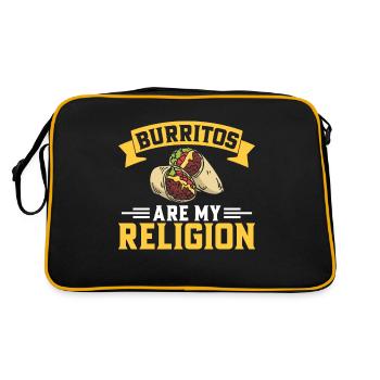 Cadeau Burrito - Sac Retro - noir/or - Dos