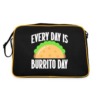 Cadeau Burrito - Sac Retro - noir/or - Dos