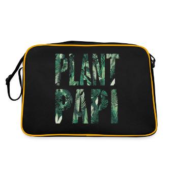 Plante Papi Urban Jungle Plante Design - Sac Retro - noir/or - Dos