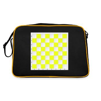 Portable Chess Board - Play Chess Instantly 3 - Retro Bag - black/gold - Back
