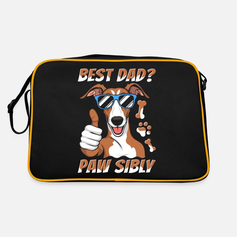 Lévrier Lévrier Père Meilleur Papa Pawsibly Sac Retro