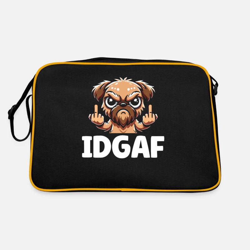 Bruxelles Griffon Idgaf Sac Retro