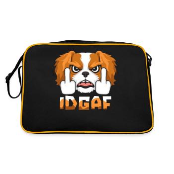 Roi Charles Cavalier Idgaf - Sac Retro - noir/or - Dos