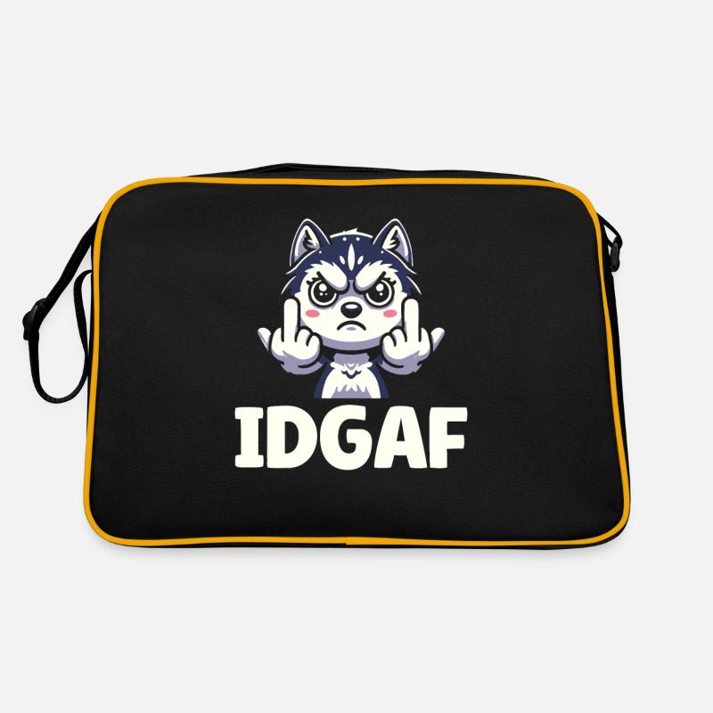Husky de Sibérie Idgaf Sac Retro
