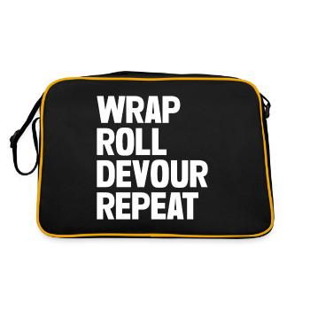 Cadeau Burrito - Sac Retro - noir/or - Dos