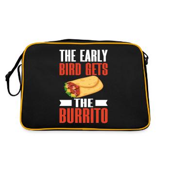Cadeau Burrito - Sac Retro - noir/or - Dos