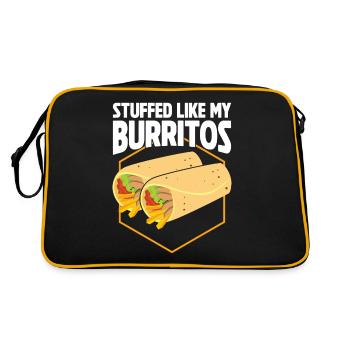 Cadeau Burrito - Sac Retro - noir/or - Dos