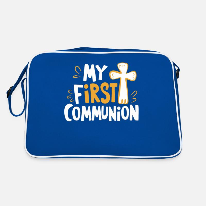 My First Communion Solemn Design Retro Bag