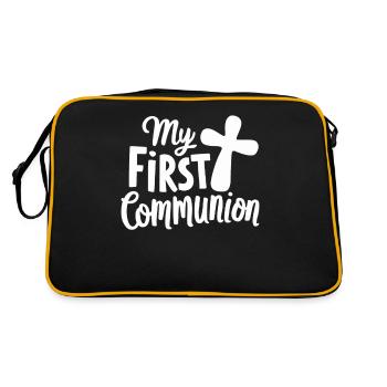Ma première communion Conception solennelle - Sac Retro - noir/or - Dos