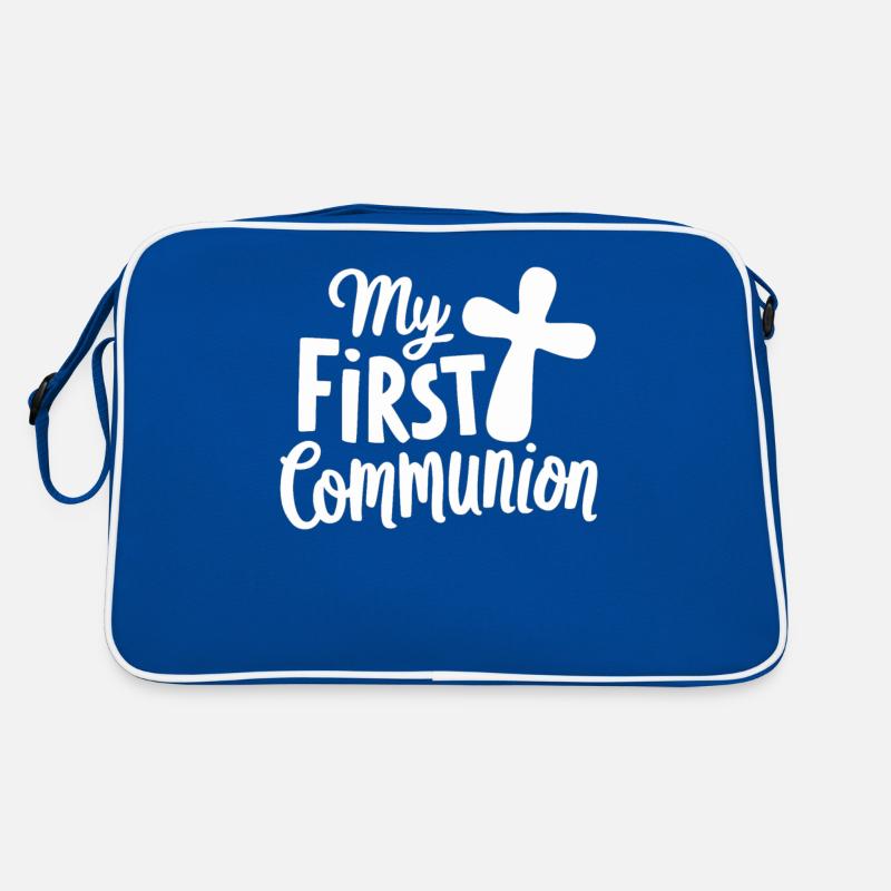 My First Communion Solemn Design Retro Bag
