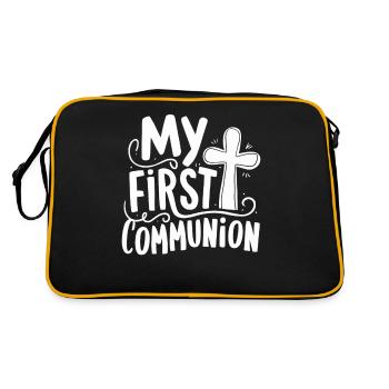 Ma première communion - Sac Retro - noir/or - Dos