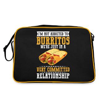 Cadeau Burrito - Sac Retro - noir/or - Dos