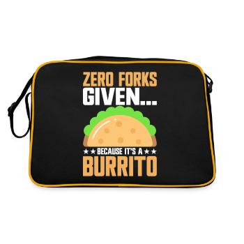 Cadeau Burrito - Sac Retro - noir/or - Dos