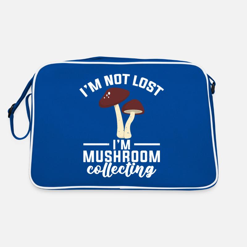 Mushroom Picking Places Where I Pick Mushrooms Retro Bag