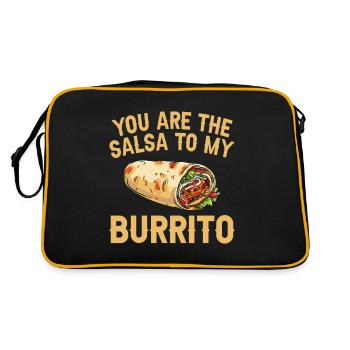 Cadeau Burrito - Sac Retro - noir/or - Dos
