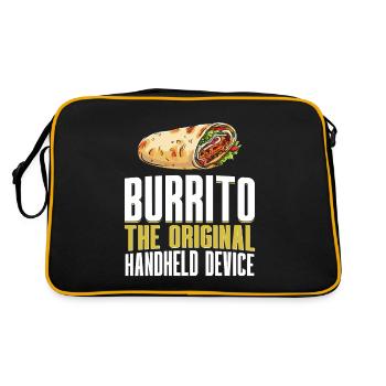 Cadeau Burrito - Sac Retro - noir/or - Dos